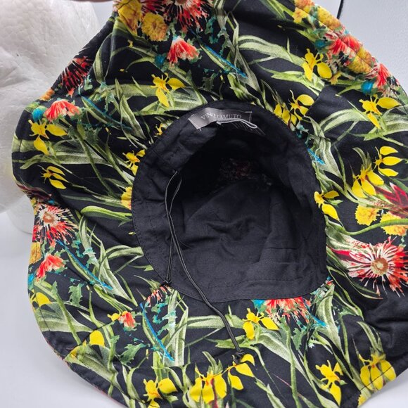 Vince Camuto Womens Sun Hat Floral Design Floppy Stylish Beach Gear Summer main image 6